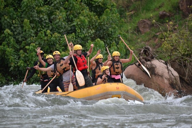 Family Float Trip - Starting at Bujagali and meeting the first rapid