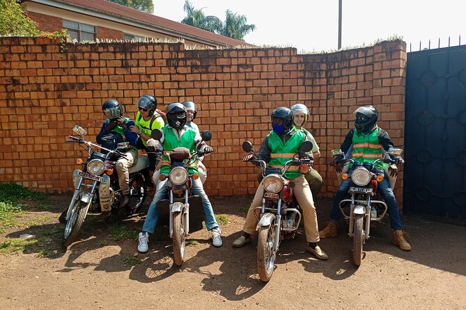 Kampala boda boda tours [motorbike tours]. - Seeing downtown through Owino Market