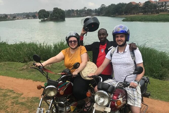 Kampala boda boda tours [motorbike tours]. - Stopping at Rubaga Cathedral
