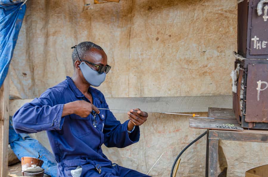 Kampala: Glass Bead Making Workshop from Recycled Glass - Booking, cancellation, and access