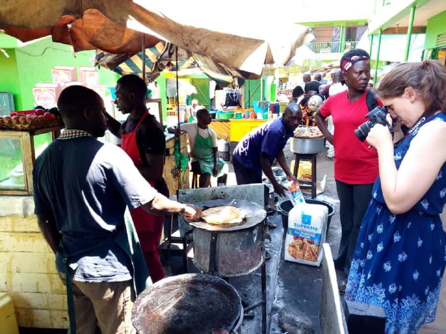 Kampala: Three-Hour Food Tour - Taking the boda to the final restaurant