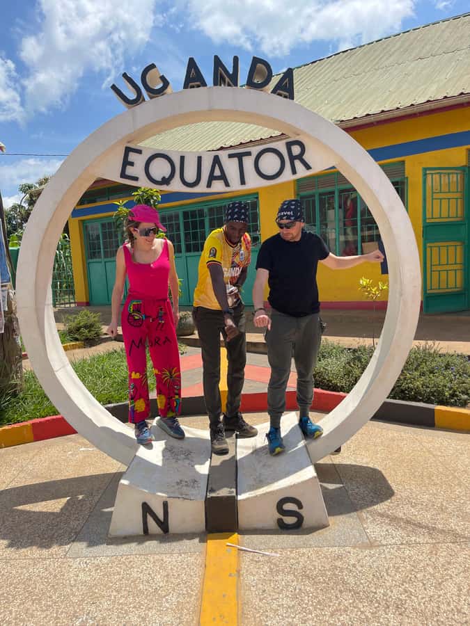 Uganda Equator Tour From Kampala To Kayabwe - Arriving at the Uganda Equator